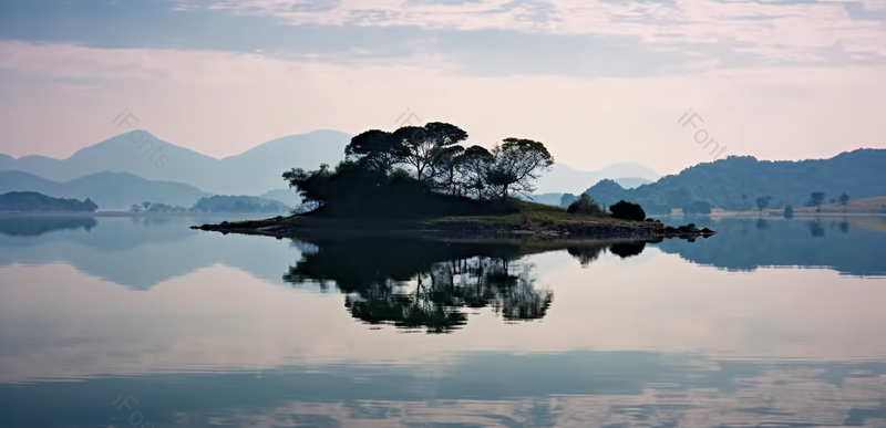水墨风景,山水,中国风,水中岛屿,高清,摄影图,摄影图片,图片大全,摄影图免费下载